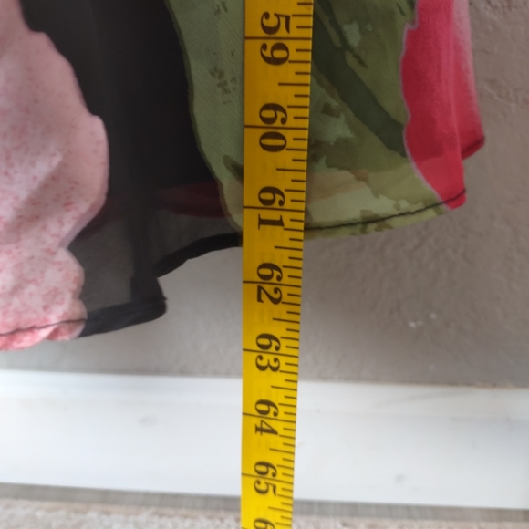 Lulu's maxi length wrap dress bold floral size Medium - Picture 7 of 12